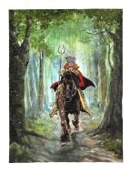 LA MALVOISINE : Couverture originale pour l'album LA MALVOISINE par DIMITRI