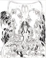 LA FORET : Couverture alternative du tome 4 de la s�rie LA FORET - Veuve Noire par Tiburce OGER