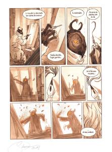 DES PLUMES ET ELLE : Planche originale 7 de Des plumes et elle par Paul SALOMONE