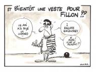 Divers : Gag original - Une veste pour Fillon - paru dans le journal Le Faucigny par KAYA