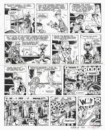 GOUTATOU ET DOROCHAUX : Planche originale 4 d'une histoire de GOUTATOU ET DOROCHAUX - Niche forc�e � perpette -