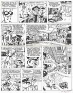 GOUTATOU ET DOROCHAUX : Planche originale 8 d'une histoire de GOUTATOU ET DOROCHAUX - Niche forc�e � perpette -
