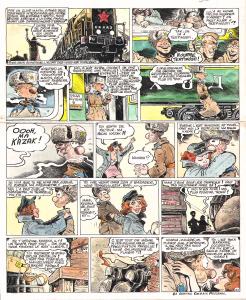 LE GOULAG : Planche originale 50 GOULAG TOME 4 - Les rois du p�trole -