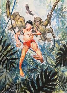 Divers : Illustration originale Le Livre de la Jungle