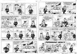 L'AGENT 212 : Gag original 8  en deux planches - L'AGENT 212 par KOX