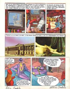 ENVIE DE CHIEN  : Planche originale en couleur 17  ENVIE DE CHIEN - Tome 1