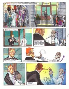 ENVIE DE CHIEN  : Planche originale en couleur 31 ENVIE DE CHIEN par Silvio CADELO