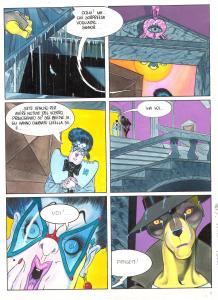 ENVIE DE CHIEN  : Planche originale 10 en couleur  ENVIE DE CHIEN par Silvio CADELO