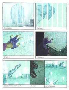 ENVIE DE CHIEN  : Planche originale 28 en couleur directe ENVIE DE CHIEN Tome 2 Deux Mouches blanches par Silvio CADELO