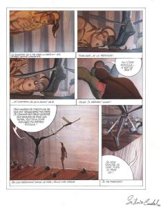 ENVIE DE CHIEN  : Planche originale 77 en couleur directe ENVIE DE CHIEN Tome 2 Deux Mouches blanches par Silvio CADELO