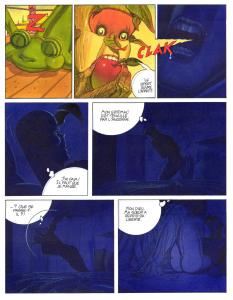 ENVIE DE CHIEN  : Planche originale 58 en couleur directe ENVIE DE CHIEN Tome 2 Deux Mouches blanches par Silvio CADELO