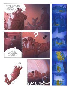ENVIE DE CHIEN  : Planche originale 44 en couleur directe ENVIE DE CHIEN Tome 2 Deux Mouches blanches par Silvio CADELO