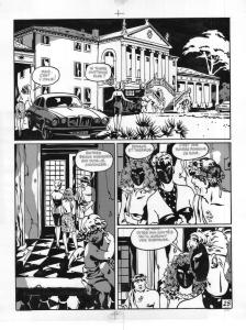 ERMA JAGUAR : Planche originale 28 du tome  de la s�rie Erma Jaguar