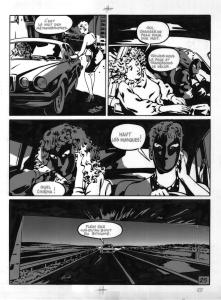ERMA JAGUAR : Planche originale 25 du tome 5 de la s�rie Erma Jaguar