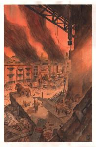 PRIDE OF BAGHDAD : Illustration originale Pride of Bagdad