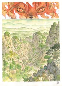FANG : Planche originale 3 de Fang du Tome 1 -Chasseuse de D�mon-