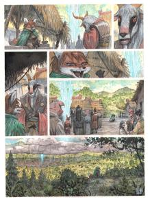FANG : Planche originale 17 de Fang du Tome 1 -Chasseuse de D�mon-