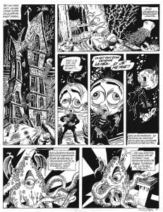 NECRONOMICKEY : Planche originale 4 du chapitre 1 : La Nuit � Boire dans NECRONOMICKEY et son crayonn�