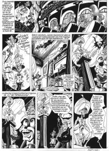 NECRONOMICKEY : Planche originale 1 du chapitre 11 : Le Fakir dans NECRONOMICKEY