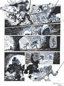 Gueule de Cuir : Planche originale 47 Gueule de Cuir Tome 1