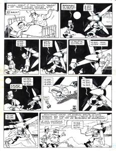 TAKA TAKATA : Planche originale de TAKA TAKATA Gag N�50 par Jo-El AZARA