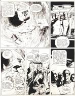 LES NAUFRAGES DU TEMPS : Planche originale 109 du tome 4 des NAUFRAGES DU TEMPS - L'univers cannibale -