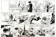 Divers : Double planche originale LES COPAINS parue dans Le journal de Mickey n� 598 par Paul GILLON