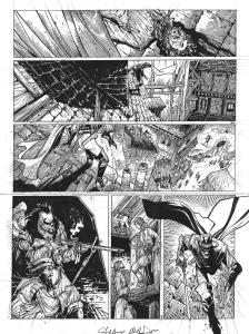 Gueule de Cuir : Planche originale 30 de Gueule de cuir Tome 2 par Stephane Crety
