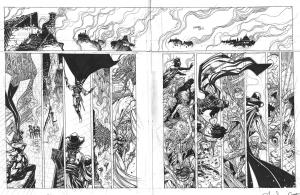 Gueule de Cuir : Double Planche originale 46-47 Gueule de Cuir Tome 3