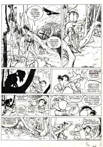 GULLY : Planche originale 20 du tome 3 de GULLY - Le poisson bleu -