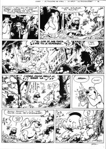 HUGO : Planche originale 36 d'Hugo Tome 3 - Le pommier de Dieu par BEDU