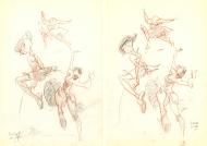 DELICATESSEN : Deux illustration crayonn�e - DELICATESSEN par Lucas NINE