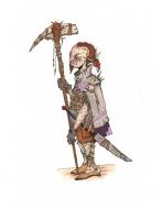 Les Oubli�s (jeu de r�le XII Singes) : Illustration originale d'un Gnome