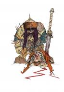 Les Oubli�s (jeu de r�le XII Singes) : Illustration originale Ogre Hunter