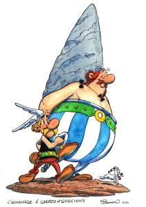 Divers : Illustration originale 3 Ast�rix et Ob�lix par Sinisa BANOVIC