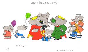 BABAR : Illustration originale 8 BABAR - Edition DVD