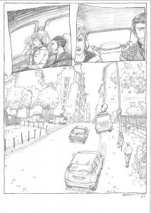 IMPACT : Planche Originale 107 de Impact au crayon sur papier
