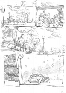 IMPACT : Planche Originale 29 de Impact au crayon sur papier