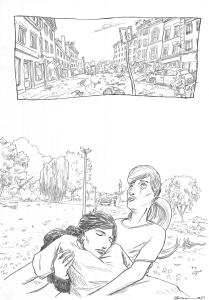 IMPACT : Planche Originale 31 de Impact au crayon sur papier
