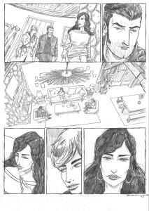 IMPACT : Planche Originale 43 de Impact au crayon sur papier