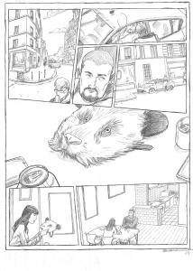 IMPACT : Planche Originale 64 de Impact au crayon sur papier