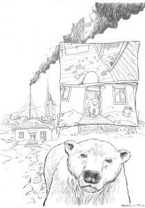 IMPACT : Planche Originale 70 de Impact au crayon sur papier