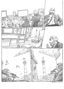 IMPACT : Planche Originale 89 de Impact au crayon sur papier