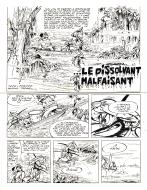 IZNOGOUD : IZNOGOUD, planche originale 1 du Tome 4 Le Dissolvant malfaisant