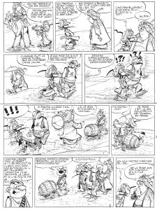 IZNOGOUD : IZNOGOUD, planche originale 3 Le pique-nique 