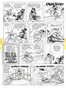 IZNOGOUD : IZNOGOUD, planche originale 3 La figurine magique