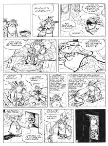 IZNOGOUD : IZNOGOUD, planche originale 7 La bonbonne de Gazbutahn