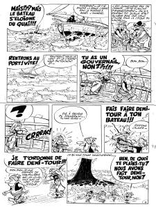 IZNOGOUD : IZNOGOUD, planche originale 4 La croisi�re du Calife
