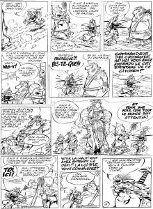 IZNOGOUD : IZNOGOUD, planche originale 5 Le d�fi