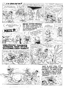 IZNOGOUD : IZNOGOUD, planche originale 6 La route qui va nulle part